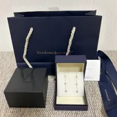 Vendome Aoyama K18ピンクゴールドダイヤモンドピアスのサムネイル