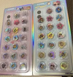 サンリオ　日焼けキティ　おはじきシール　2点セット