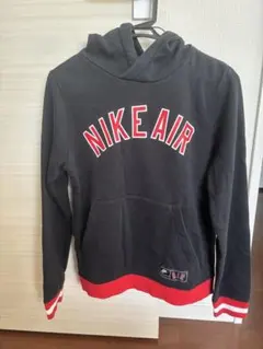 Nike キッズパーカー L 黒/赤