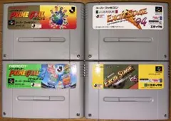 サッカー4本セット　スーパーファミコンソフト