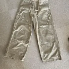 25年購入　BEAMS ベージュ ワイドパンツ S