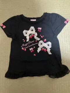 mezzo piano 黒 Tシャツ 120cm