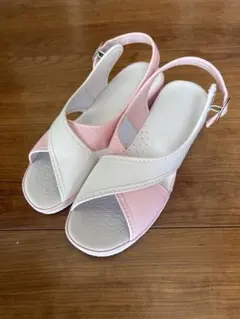 CJメディカル クロスストラップサンダル ピンク