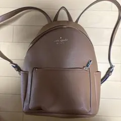 [美品]kate spade ブラウン リュック・バックパック