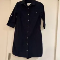 アーノルドパーマー七分袖 シャツワンピース