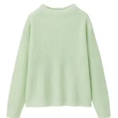 GU アゼボドルネックセーター ニット グリーン