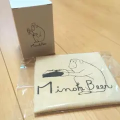 【箕面ビール】おさるラウンドグラスとエコバッグセット