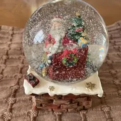 サンタクロース スノードーム 音楽付き