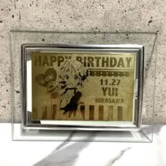 けいおん 5周年 限定 メタルバースデーカード 未開封 シリアルNo.入り