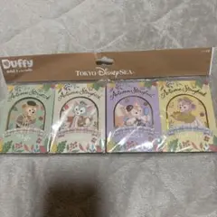 東京ディズニーシー ダッフィー＆フレンズ メモ ふせん　4個セット