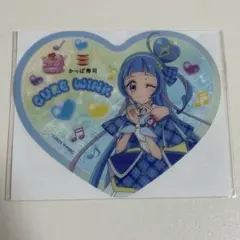 キミとアイドルプリキュア♪かっぱ寿司 ハートクリアコースター キュアウィンク