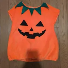 かぼちゃデザインの着ぐるみ　ハロウィン用　仮装用　130cm　ほぼ新品