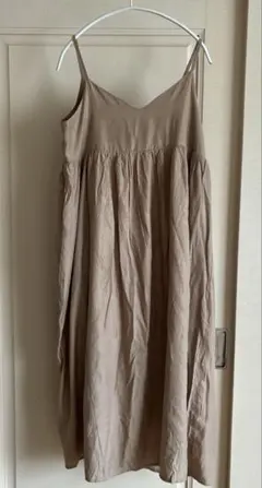 earth music&ecologyベージュ キャミワンピース