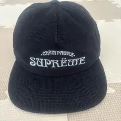 Supreme Champagne Corduroy 5-Panel Cap
