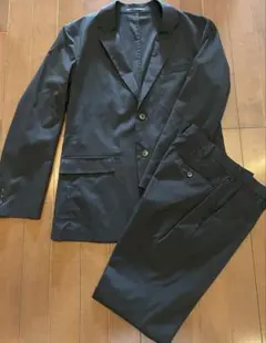 UNIQLO 感動ジャケット　 ブラック　スーツ 上下セット