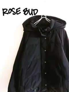 D220599 ROSE BUD ダウンジャケット ブラック