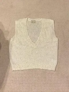 ✨新品未使用✨UNITED ARROWS ラメニットベスト　春服