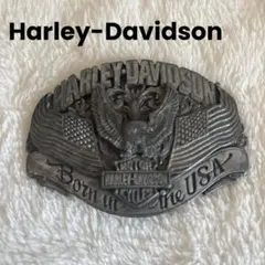 【美品】Harley-Davidson USA製 イーグル ベルトバックルのサムネイル