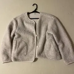 ユニクロ　ボアフリースカーディガン