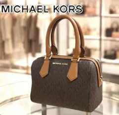 【未使用】MICHAEL KORS マイケルコース ミニボストン型 ハンドバッグ