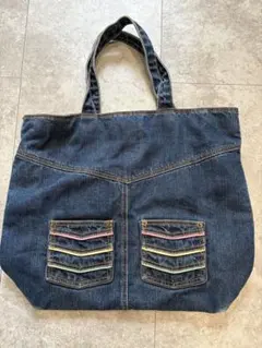 GAPデニム トートバッグ カラフルポケットのサムネイル