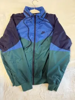 R*a様 Nike ナイロンジャケット M 青/緑/紺