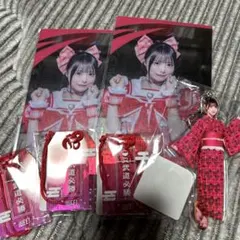 心花りり アクキー お守り缶バッジ 武道館 グッズ くじ チェキ 4点
