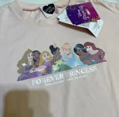 ディズニープリンセス　キャミーアミー　tシャツ　しまむら　未使用　ピンク　子供