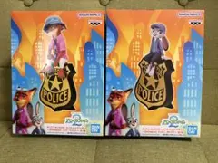 ズートピア2　ニック　ジュディ　モニタートップフィギュア 2体セット