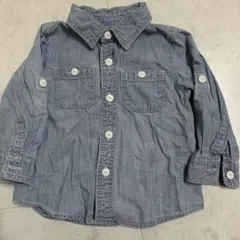 babyGap デニムブルー 長袖シャツ 80