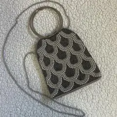 ノクチルカ パーティーバッグ 刺繍　ハンドバッグ　ショルダーバッグ