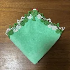 近沢レース　クリームソーダ　タオルハンカチ