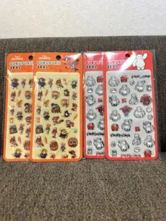 ディズニー ぷくぷくシール 3D立体シール 4枚セット
