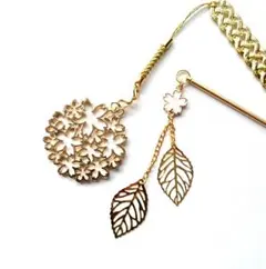 《再販×8》残り1セット！再販なし！桜ボールの根付けとかんざしセット