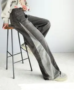 classicalelf☆ワイドストレートデニム