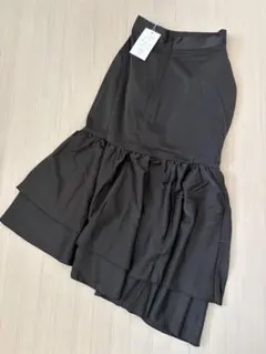 ロングスカート ブラック F