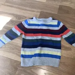 BabyGap カラフルストライプセーター M