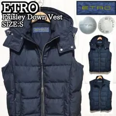 ETRO 黒 キルティングダウンベスト　新品未使用 2026年最新】Etro メンズ ダウンベスト・キルティングベストの人気