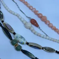 011810 オレンジ　ピンク　珊瑚　さんご　シェル　Cola 女性用 羽織紐