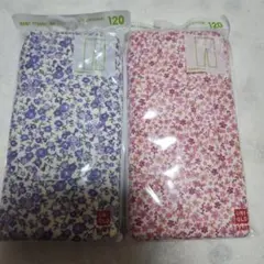 ユニクロ　ベビー　レギンス　2点セット　110㎝　10分丈　★新品、未開封★