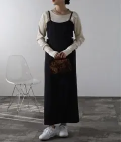 bonjour sagan ウエストスリットキャミワンピース