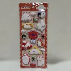 ベイマックス　もちもちマシュマロシール　ディズニー 3Dシール