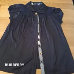 BURBERRY 子供服ブラック 半袖シャツ130cm