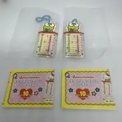 산리오 けろけろけろっぴ チャーミングコームアクリルチャーム 2점 세트