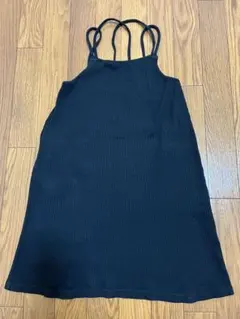 GU GIRLS リブキャミソールワンピース140cm