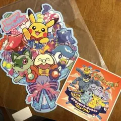ポケモンセンターオンライン　リニューアル　特典ステッカー　バースデーブーケカード
