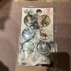 進撃の巨人 リヴァイ　缶バッジセット 6個