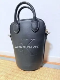 CALVIN KLEIN JEANS ブラック ハンドバッグ