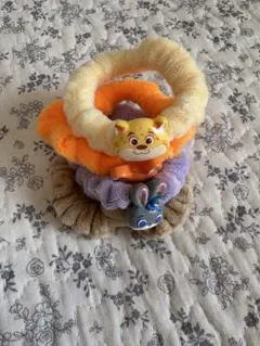 ズートピア ヘアゴム ★4個セット 動物キャラクター ヘアタイセット