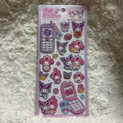 サンリオ 平成はっぴーフォン 立体シール ステッカー マイメロディ クロミ